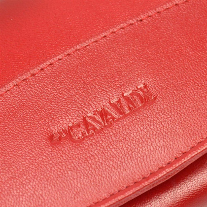 Duży, poziomy skórzany portfel damski z systemem rfid