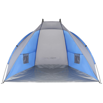 NAMIOT OSŁONA PLAŻOWA SUN 200x120x120cm SZARO-NIEBIESKA ENERO CAMP