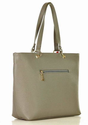 MONNARI Miejska torba shopper bag na ramię szary - min. zamówienie 20 / 50 / 100 szt.