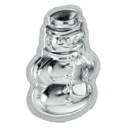 Foremka stalowa na ciasteczka pierniki bałwan 10 szt.