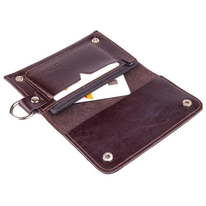 Portfel męski skórzany KEMER SOLIER SW20 Brązowy - min. zamówienie 20 / 50 / 100 szt.