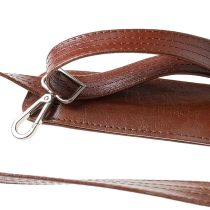 Skórzana teczka męska na ramię aktówka brązowa - Pavone Nero Savio 2287 BR