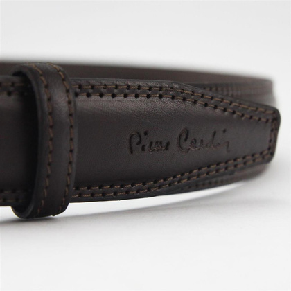 Pasek męski skórzany PIERRE CARDIN PSN 6205 Niebieski