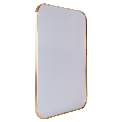 Lustro ścienne złote 55x45 cm