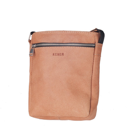 Torba skórzana KEMER S6 Brązowa - min. zamówienie 20 / 50 / 100 szt.