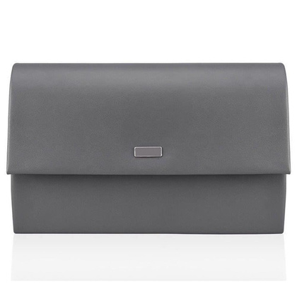 Torebka wizytowa damska KEMER SOLIER F13 Szara Matowa - min. zamówienie 20 / 50 / 100 szt.