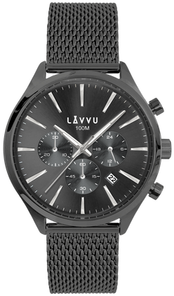 LAVVU Zegarek męski​ CHRONOGRAPH NORRLAND z wodoszczelnością 100M