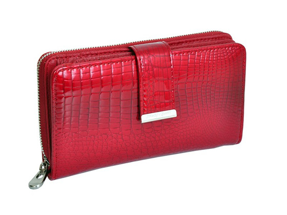 Portfel damski skórzany PELLUCCI 5280-2 wiśniowy