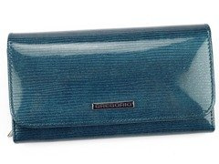 Portfel damski skórzany PELLUCCI LN-110 Niebieski