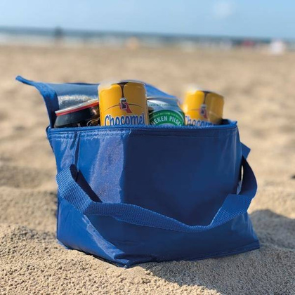 Torba termiczna na 6 puszek 0,5 MESA Niebieska