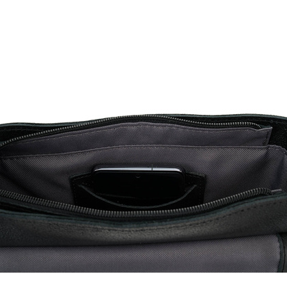 Męska torba skórzana vintage z kieszonką TM240