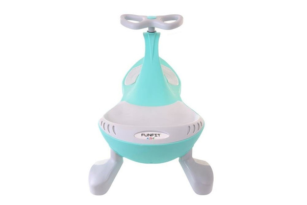 Jeździk Grawitacyjny FUNFIT KIDS ze świecącymi kołami LED Zielony