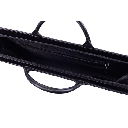 Teczka damska skórzana BELLUCCI T12 Czarna - min. zamówienie 20 / 50 / 100 szt.