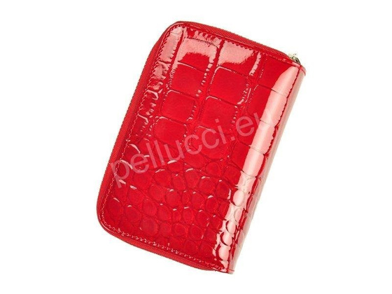 Portfel damski skórzany PELLUCCI BC-115 Czerwony
