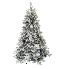 Choinka sztuczna PE02 180 cm biała  ośnieżona  z metalowym stojakiem