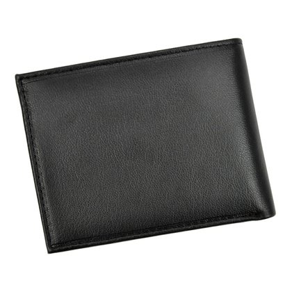 Portfel Męski Valentini 306 992 Skóra Naturalna Czarny