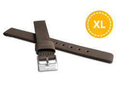 LAVVU XL Brązowy gładki pasek Plain z luksusowej skóry Top Grain - 8 XL