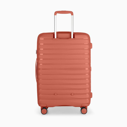 Średnia walizka PUCCINI MAURITIUS PP025B 9A Ceglana