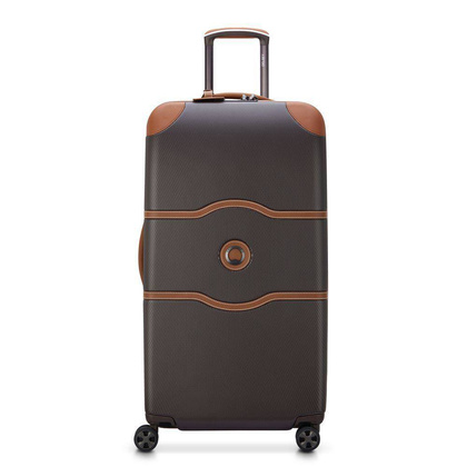 Delsey Chatelet Air 2.0 Duża twarda brązowa walizka na kółkach 80 cm