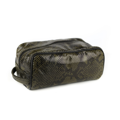 311 Kosmetyczka cegiełka-wąż zielony KEMER