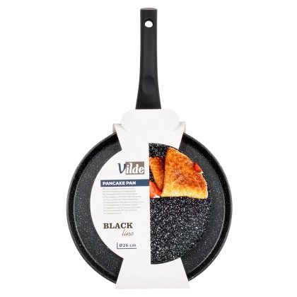 Patelnia do naleśników granitowa BLACK LINE 26 cm