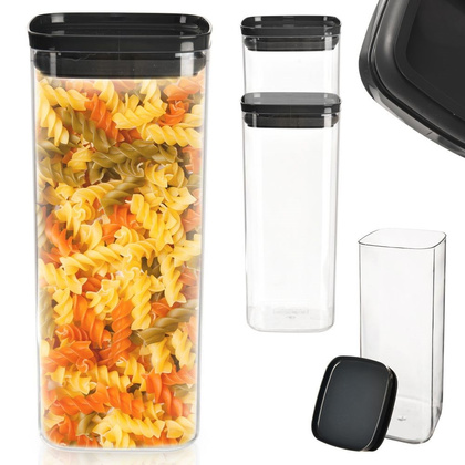 Pojemnik kuchenny kwadratowy z pokrywką i uszczelką do żywności 2,1 l