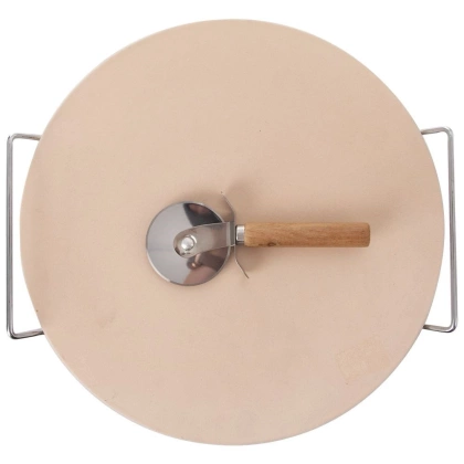 Kamień do pieczenia pizzy forma na pizzę stojak nóż ORION