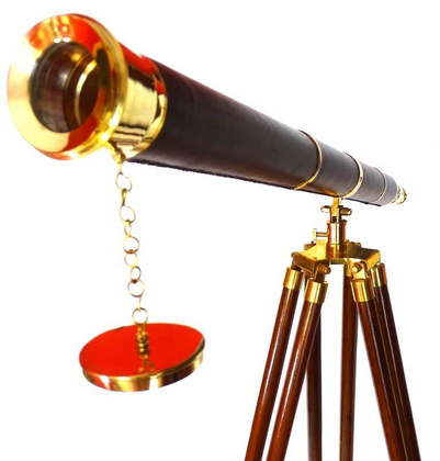 Wielka Luneta Dekoracyjna na drewnianym trójnogu – TWSS