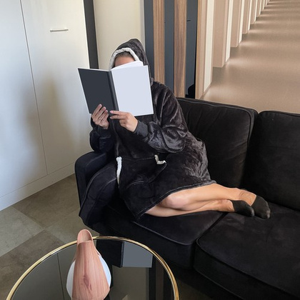 Bluza XXL - koc czarny Ruhhy 24403