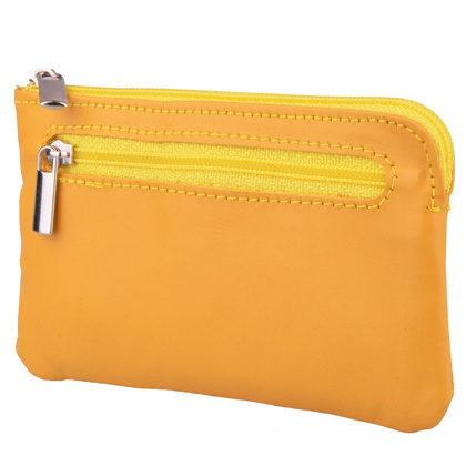 Etui na klucze skórzane KEMER ETK Żółte - min. zamówienie 20 / 50 / 100 szt.