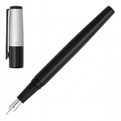 Wieczne pióro Gear Minimal Black & Chrome