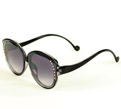 Luksusowe okulary przeciwsłoneczne MAZZINI DIAMOND czarny - min. zamówienie 20 / 50 / 100 szt.