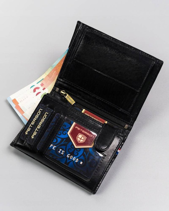 Duży portfel męski bez zapięcia