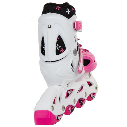 ŁYŻWOROLKI - WROTKI - ŁYŻWY 4W1 ENERO 30-33 RÓŻOWE