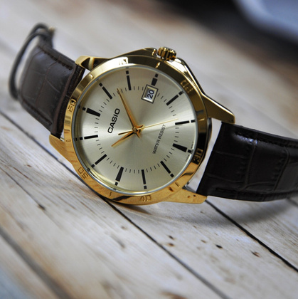 ZEGAREK MĘSKI CASIO MTP-V004GL 9A (zd046c) + BOX