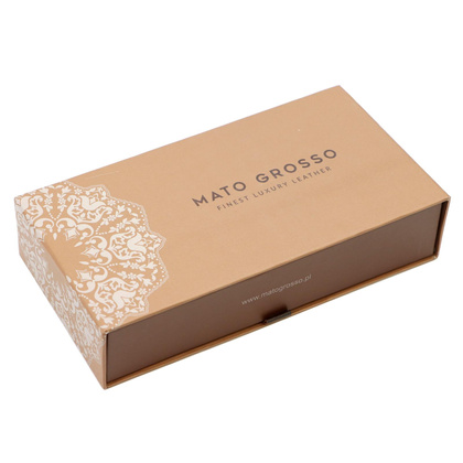 Portfel damski skórzany PELLUCCI 0946-403 RFID ciemny czerwony