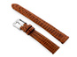 Pasek skórzany do zegarka W57 - brązowy - 16mm