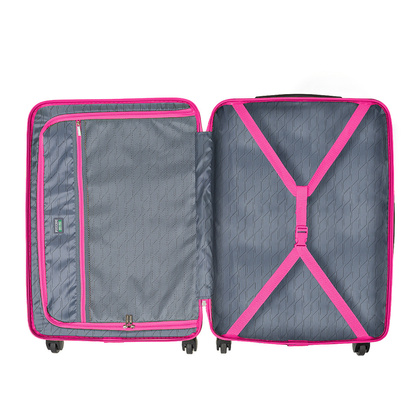 Średnia walizka PUCCINI BALI ABS021B 3A Różowy