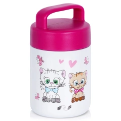 Termos obiadowy stalowy KOTEK 450 ml