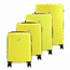 Zestaw z czterech walizek W6007 S18/20/24/28 żółty KEMER
