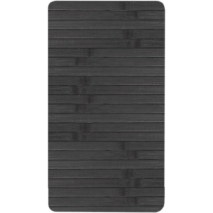 Mata kuchenna bambusowa podkładka na stół zwijana pod talerz sztućce czarna 44x24 cm