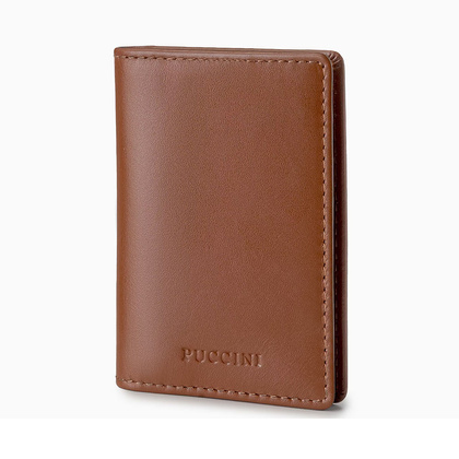 Etui na karty, wizytówki PUCCINI VULCANO VC92520 2B Brązowe