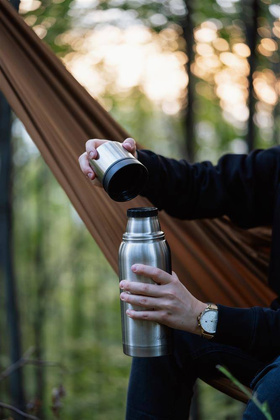 Termos turystyczny 1l FUORI stal mat 28081