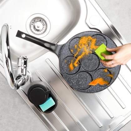 Patelnia do jajek granitowa 7 otworów BASIC LINE 26 cm