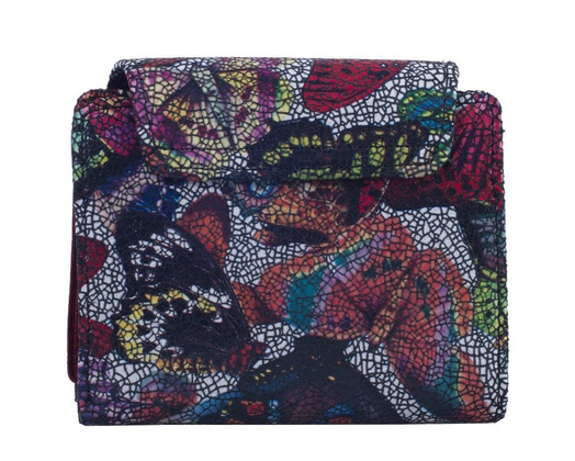 Portfel damski skórzany KEMER 009D Czerwony - min. zamówienie 20 / 50 / 100 szt.