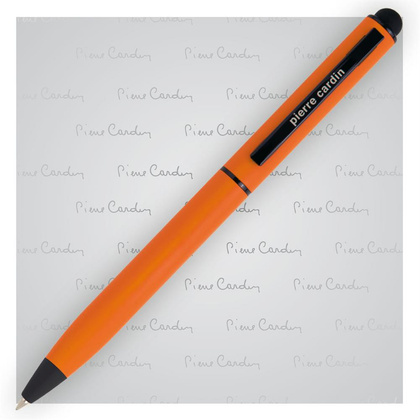 Długopis metalowy touch pen, soft touch PIERRE CARDIN Celebration Pomarańczowy