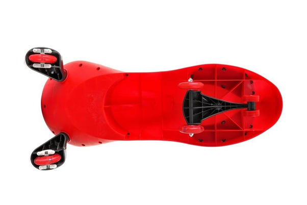 Jeździk Grawitacyjny FUNFIT KIDS ze świecącymi kołami LED Czerwony