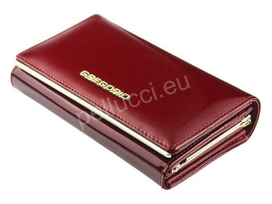 Portfel damski skórzany PELLUCCI ZLL-101 Ciemny Brąz