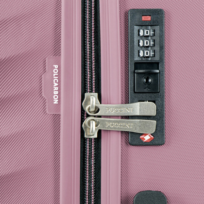 Duża walizka PUCCINI VALENCIA PC032A 3C Różowa