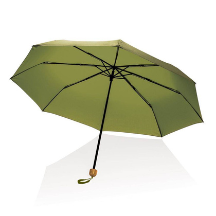 Mały bambusowy parasol 20,5" Impact AWARE™ RPET, składany